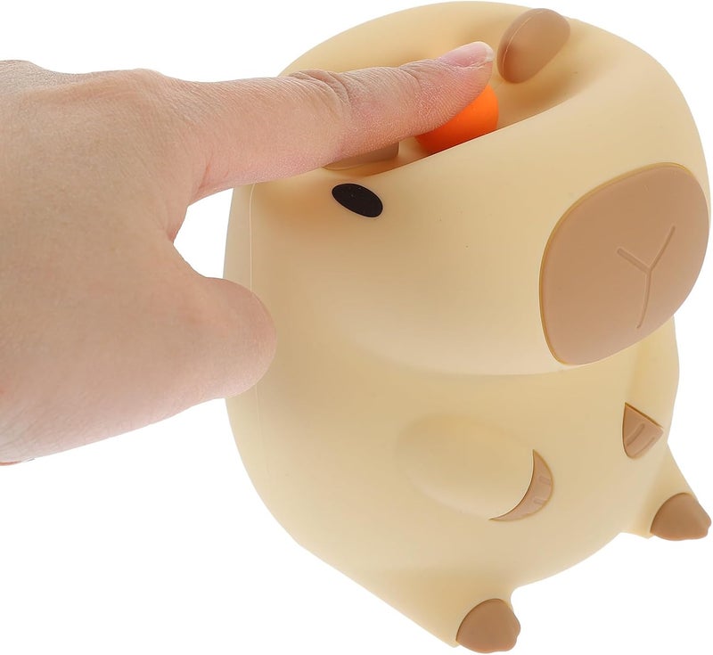 GALPADA Rechargeable Silicone Night Lamp Cute Animal Cartoon Nightlight for Bedroom Nursery Decor Adjustable Bedside Gentle LED Ambient Light - Image 3