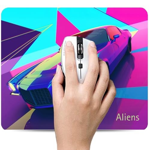 Aliens Mouse Pad for Computer, Laptop, Smooth Premium Cloth Surface, Non-Slip Rubber Base, Speed and Precision Operation Compatible with Laser and Optical Mouse, Gaming, Office, Home 230x190mm (NE-35) - Image 4
