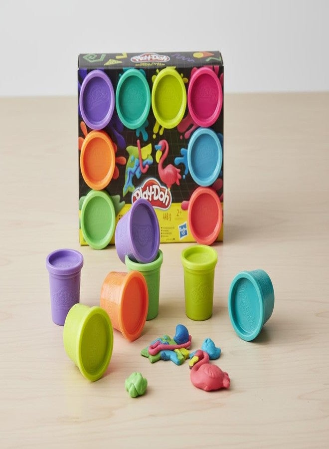 PD Play Doh 8 Pack Bundle: 2-8 Packs of Neon Compound - Image 2