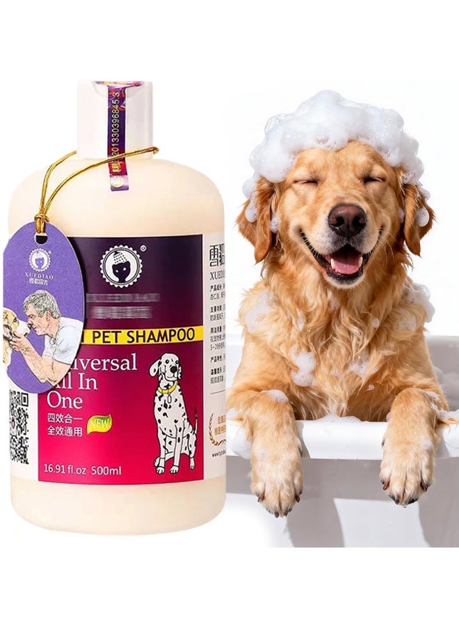 TAPIT Dog Shampoo & Conditioner for Smelly Dogs and Itchy Skin, 500ml | Allergies and Sensitive Skin Relief with Conditioner | Long-Lasting Scent Pet Shampoo and Dog Wash - Image 1