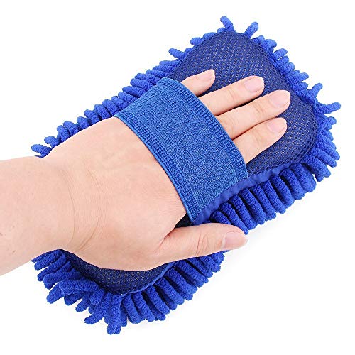 Palshiv 2 in 1 CarMicrofibre Chenile Duster with Sponge & Grip - Image 1