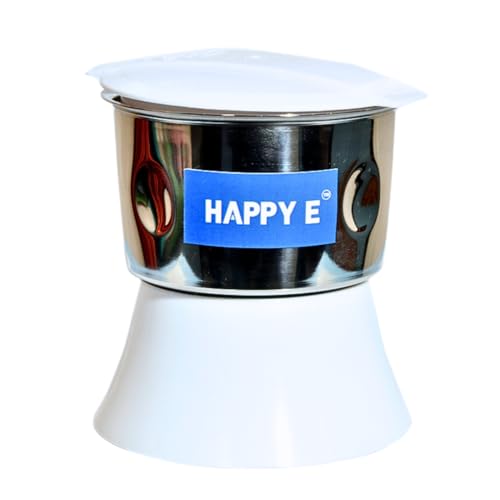 HAPPY E "HL1631/HL1632"(400ML) POWERFUL Chutney Jar | Stainless Steel, Leakproof, Aluminum Bushplate, ABS Plastic Base - Image 1