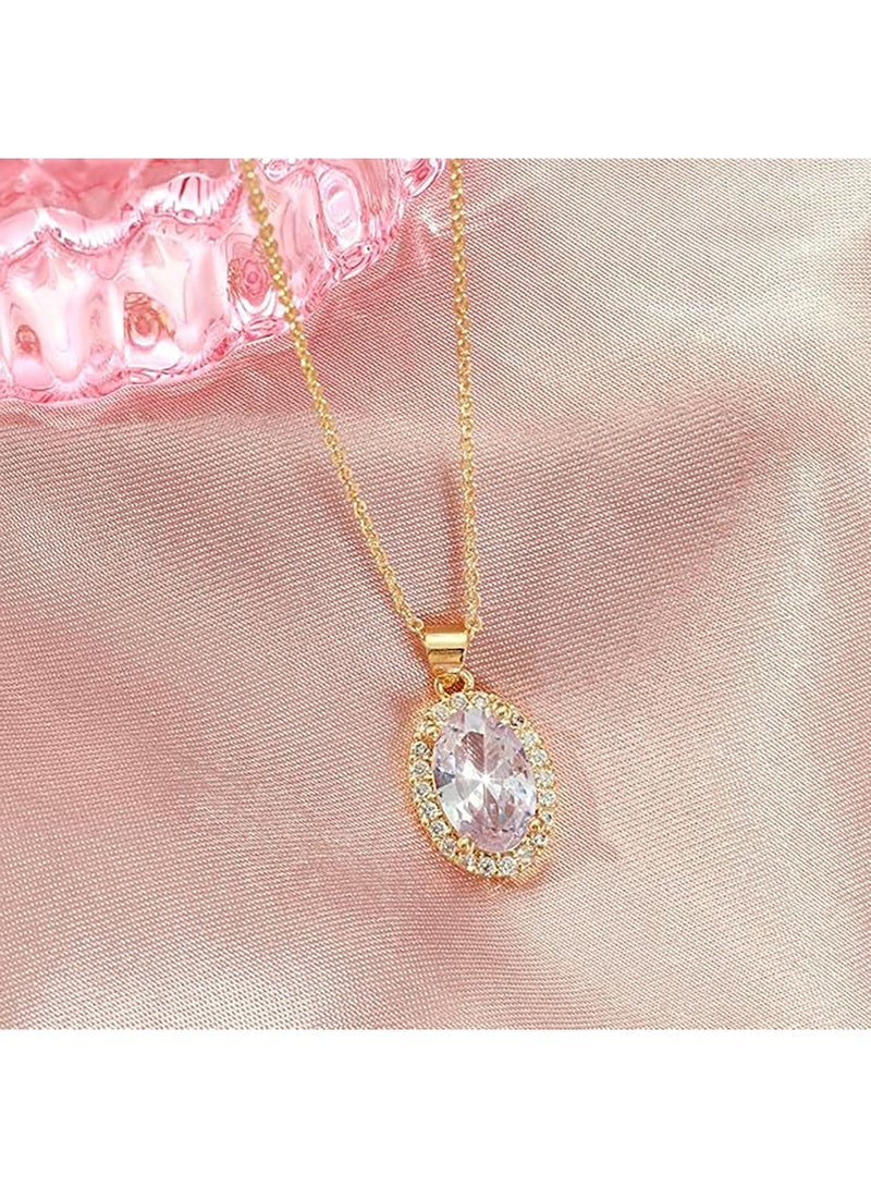 سالتي طقم قلادة سولتي توينكل جيم وخاتم كلاريسا الوعدي للنساء | طقم مجوهرات أنيق ومتين | ملابس عصرية يومية | هدية للزوجة والأخت والأم | مثالي لعيد الديوالي والكريسماس وأعياد الميلاد - Image 4