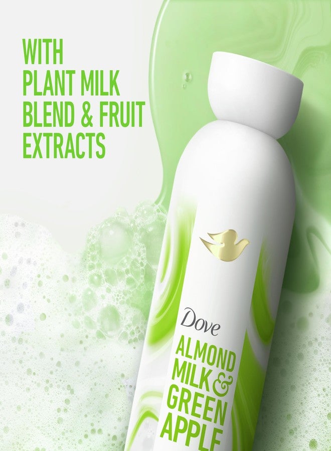 Dove Plant Milk Cleansing Body Wash Almond Milk & Green Apple for Moisturized Skin Gentle Cleanser, No Sulfates or Parabens, pH balanced 17.5 fl oz - Image 2