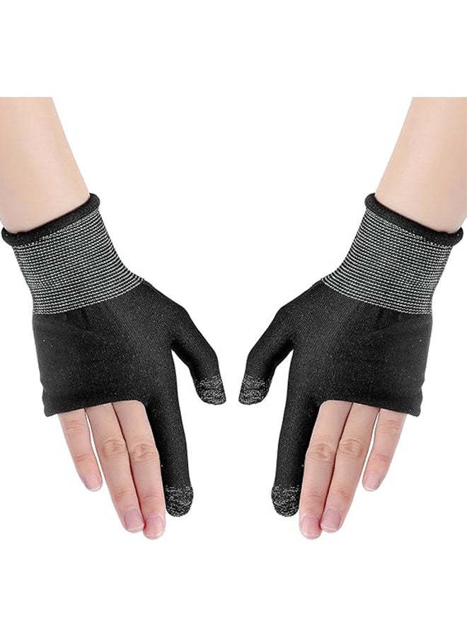 Ultra-Thin Mobile Gaming Gloves Touchscreen Gaming Gloves Anti-Sweat Mobile Finger Sleeve Breathable with Thumb Finger Sleeves for High-Ranking Players Tablet Streamer Sweaty Hands  - Image 1