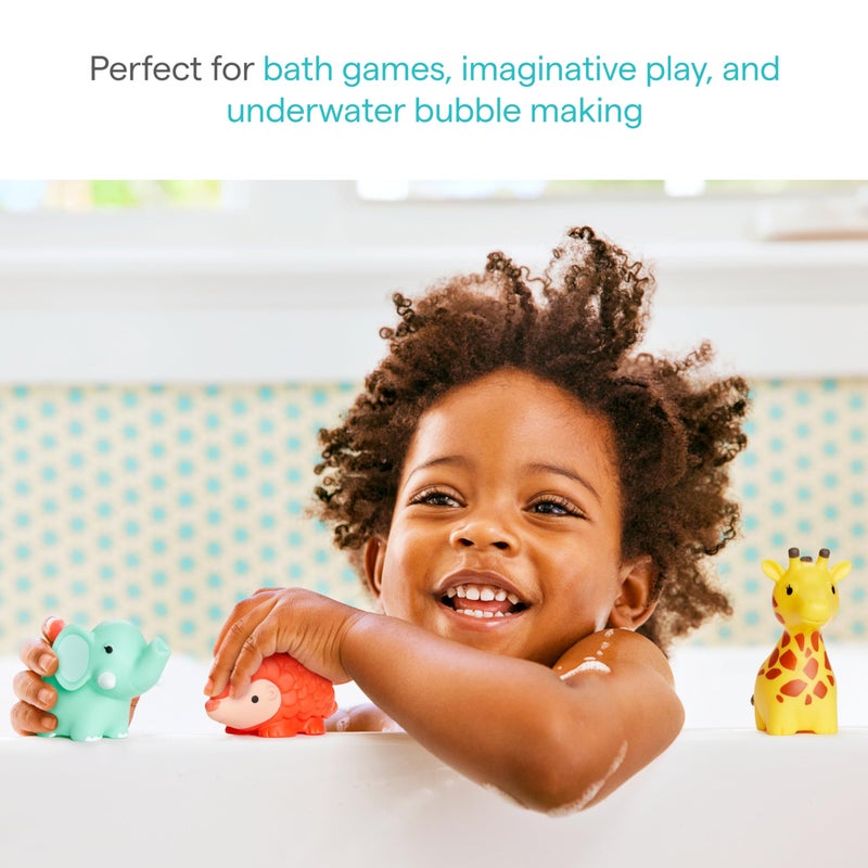 Munchkin Baby Bath Toy Squirts for Babies and Toddlers 9 Months and Up, Wild Animal Squirters, 8 Pack - Image 2