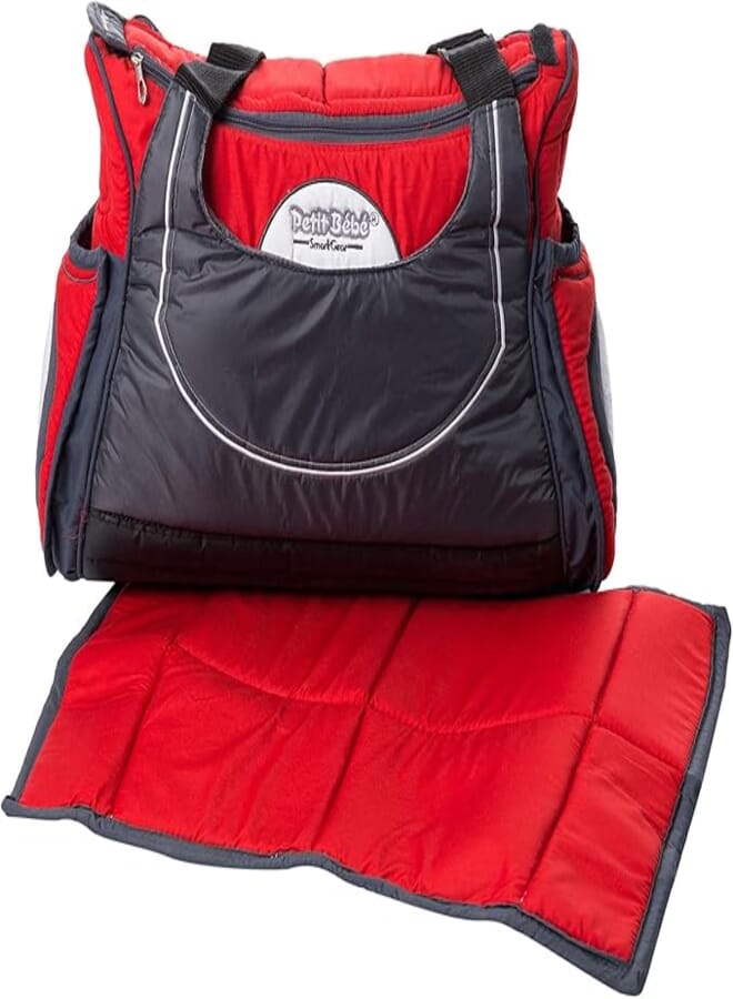 Petit bebe Petit Bebe Diaper bag smart oval - red 