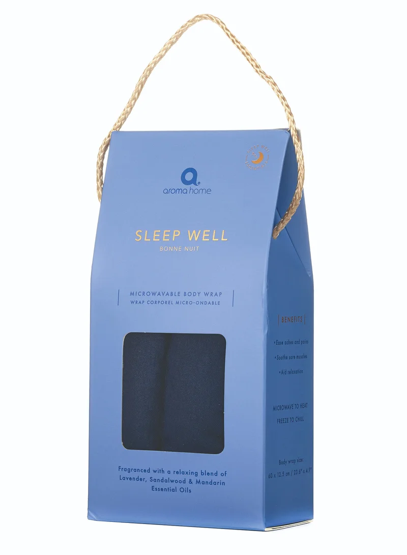 Aroma Home Sleep Well Body Wrap - Lavender, Sandalwood and Mandarin