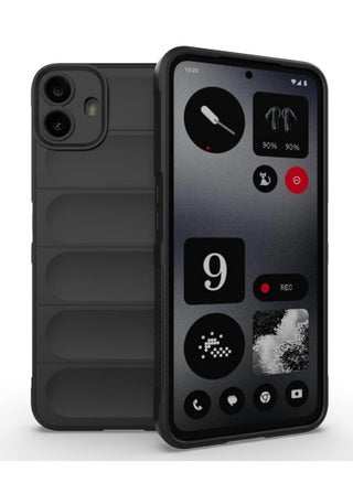 for Nothing CMF Phone 1 / cmf by NOTHING Phone 1 Case, Heavy Duty 3D Striped Pattern Sensory Soft Silicone Full Portection Shockproof Phone Case for Nothing CMF Phone 1 / cmf by NOTHING Phone 1, Black - pzsku/Z1D65F94F90724F9593D6Z/45/_/1740550265/e19f28a3-91fb-48d6-aeac-5aa8085b2d96