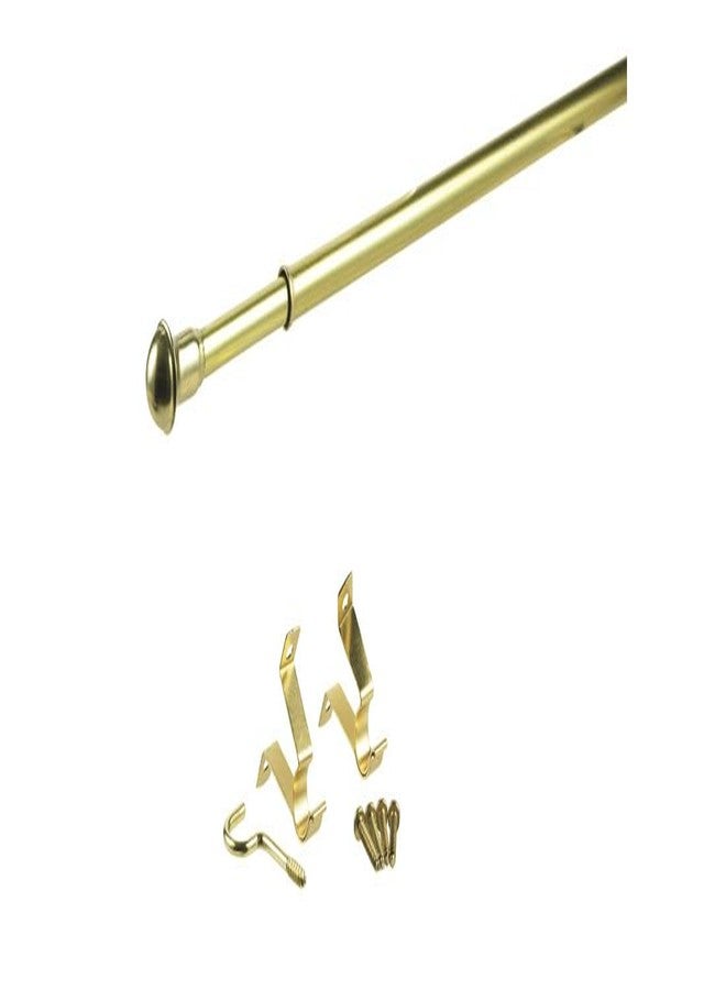 Kenney Manufacturing KN387/3 Accessories, 48" - 84", Brass - Image 1