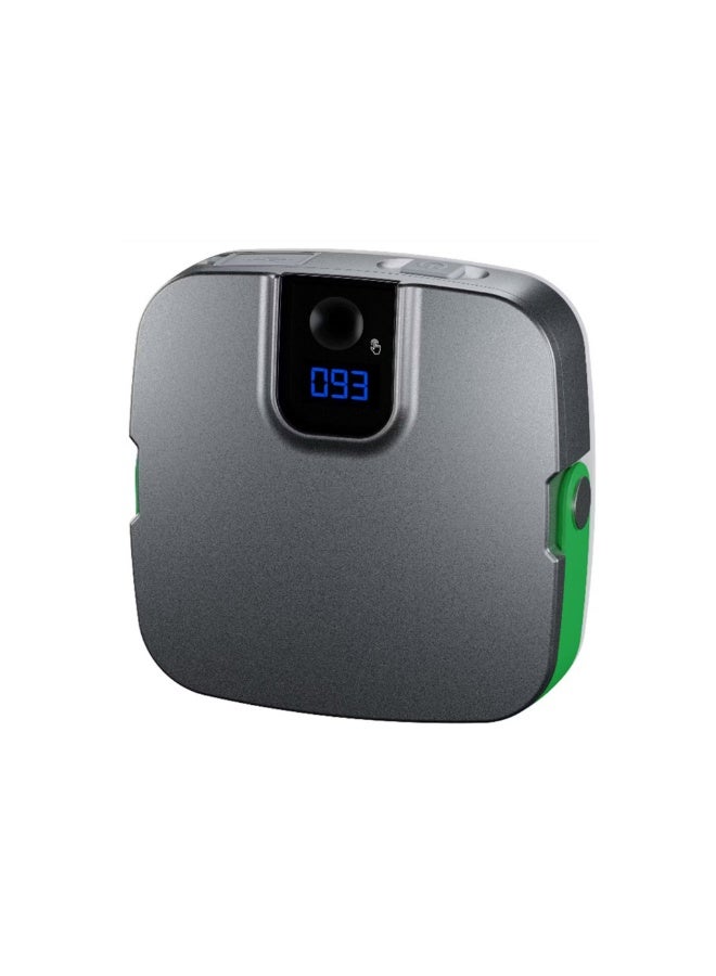 جرين ليون مصباح ليد محمول من لومينيكس مع بنك طاقة مدمج، وقت عمل يصل إلى 24 ساعة، 5 أوضاع إضاءة، شاشة رقمية وتحكم باللمس، سطوع قابل للتعديل، طاقة 10 وات - رمادي - Image 2