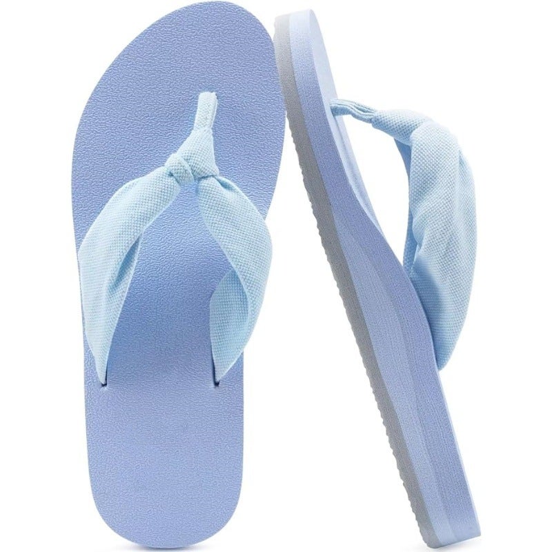 Women's Arch Support Cotton Flip Flops - Breathable & Quick-Dry - Image 5