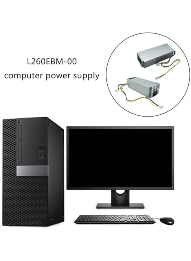 L260EBM00 260W مصدر طاقة لطرازات Dell OptiPlex 7060 و7080 و5090 و7090 وV3668 - Image 3