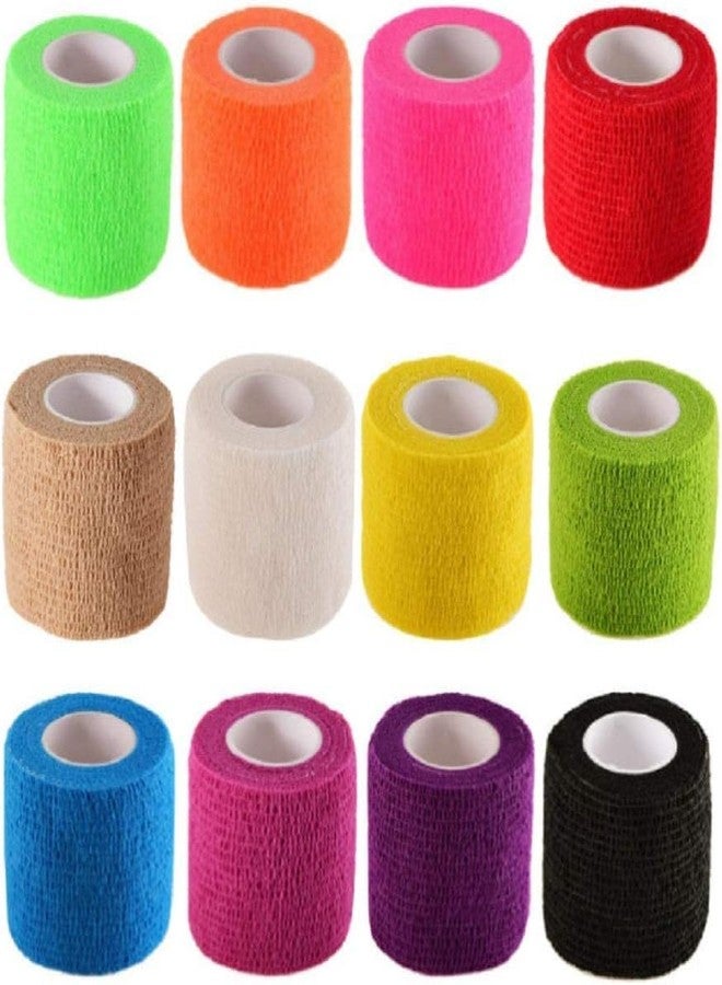 THE DDS STORE Bandage Wrap For Dogs Wound Wrap Self-Adhesive Non-Woven Tape For Legs,Paws,Wounds|Gauze First Aid For Dogs,Cats,Horses,Birds And Guinea Pigs (Multi-Color,2 Rolls) - Image 4