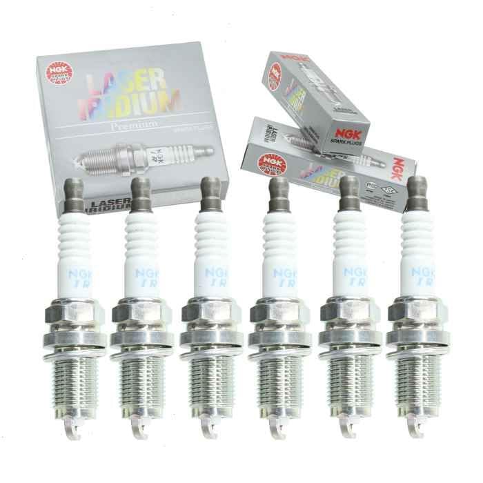 6 pc NGK Laser Iridium Spark Plugs compatible with Honda Odyssey 35L V6 20052010 fits engine code J35A6 LX EX NOT engine code J35A7 EXL or Touring