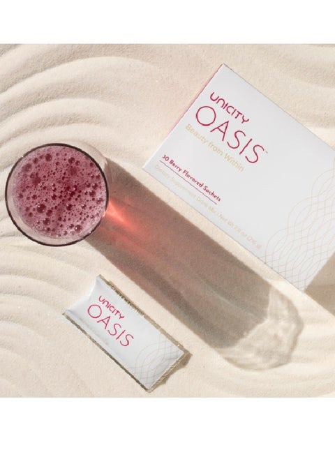 Unicity OASIS 30 Sachet Berry Flavor | Best Price UAE | Dubai, Abu 