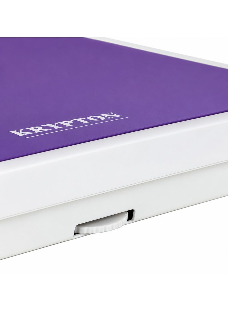 Krypton Mechanical Personal Weighing Scale 130kg Capacity with Large Analog Dial - Purple (KNBS5114N) - Image 3