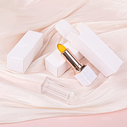 AUEAR, 50 Pack White Kraft Paper Lipstick Boxes Empty Lip Gross 3.35"x1.1"x1.1" Rectangle Balm Perfume Essence Oil Packaging Cases for DIY Gloss Gift Packing - Image 4