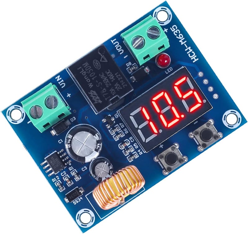 IS Digital Low Voltage Protector Disconnect Switch Cut Off 12V Over-Discharge Protection Module for 12-36V Lead Acid Lithium Battery Low Voltage Cutoff for Solar Panel Lighting System - Image 1