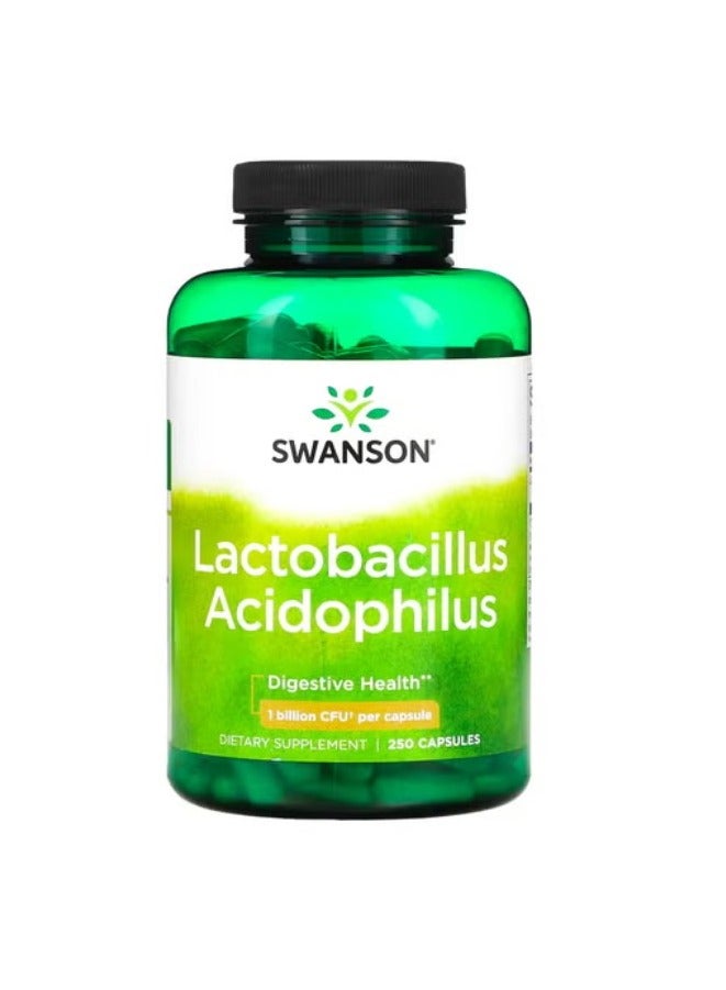 سوانسون الملبنة الحمضية ، 1 مليار وحدة تشكيل مستعمرة ، 250 كبسولة
