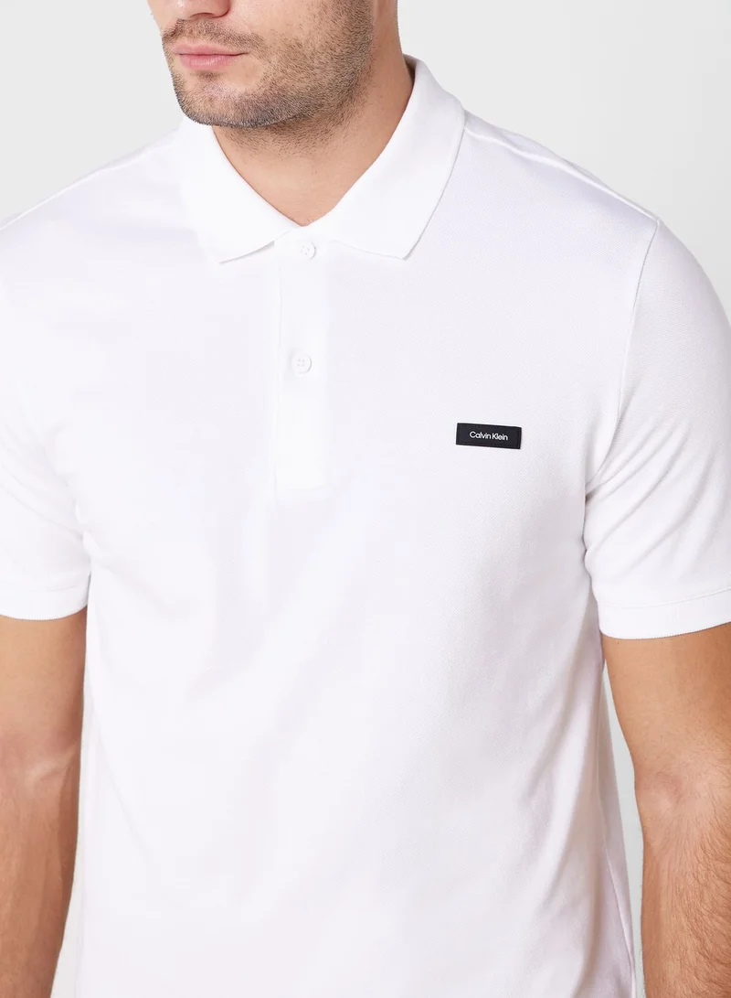 CALVIN KLEIN Logo Pique Polo