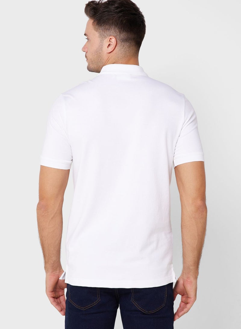 CALVIN KLEIN Logo Pique Polo  - Image 2