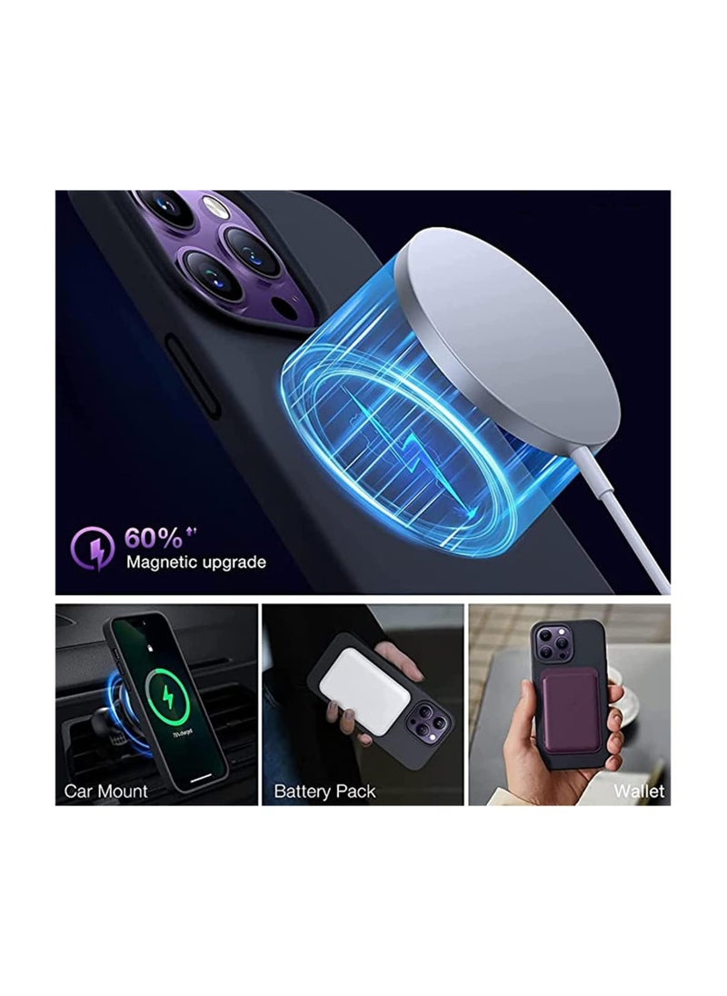 Generic - Steel Mesh Heat Dissipation Magnetic Protective Cover for iPhone 13 Pro max Breathable Mesh Wireless Charging Case Green - Image 1