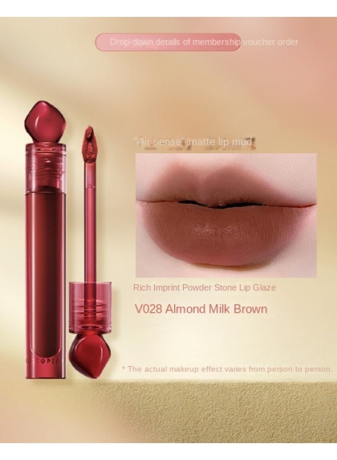 intense Impression Lip Glaze Stone Velvet Matte Lip Mud Long-lasting Color - Image 2