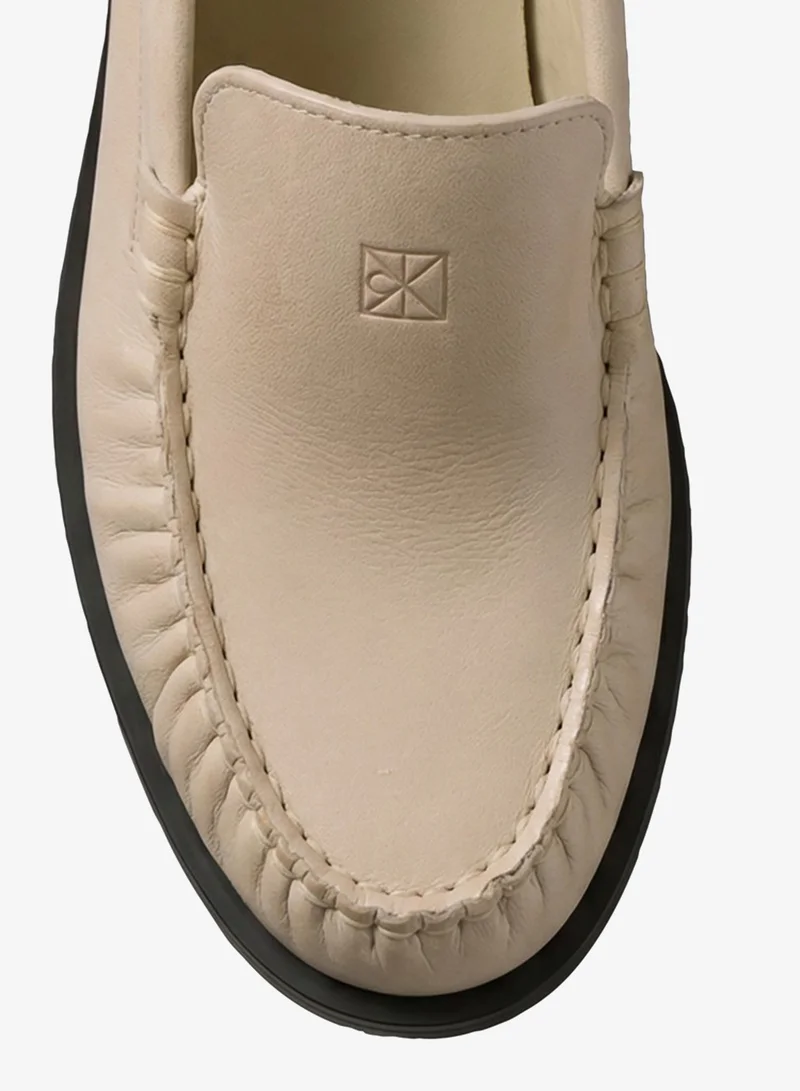 Calvin Klein  Thea - Leather Pleated Loafers for Women | Best Price UAE