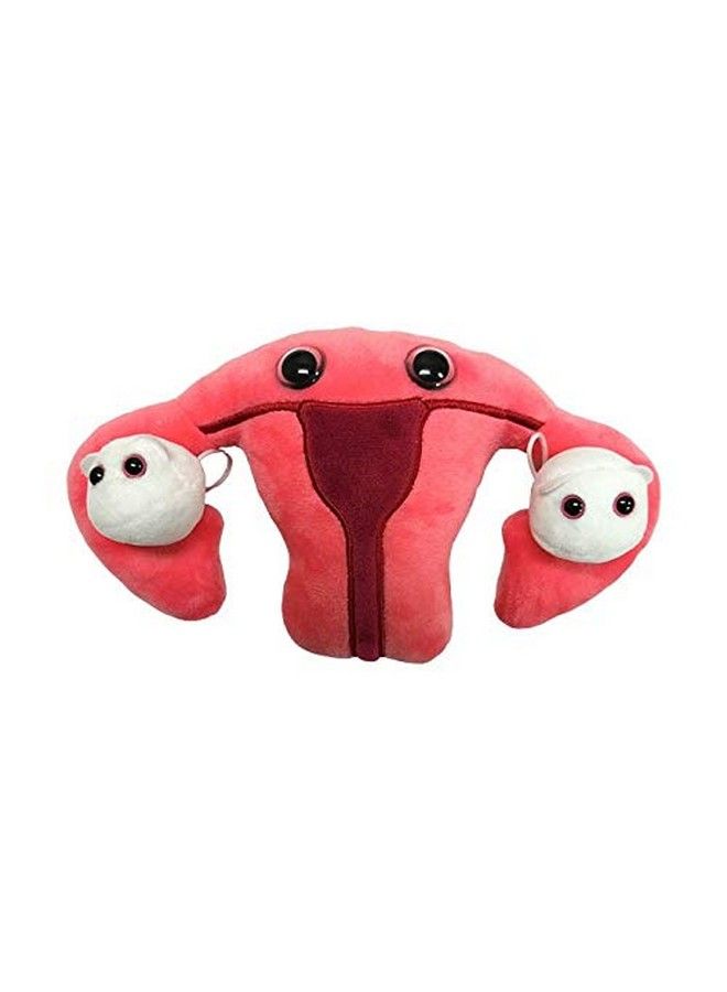 Giant Microbes دميّة رحم عملاقة من Giantmicrobes هدية تعليمية لطيفة مع مبايض قابلة للفصل هدية شفاء/هدية طبية/هدية لأطباء النساء/هدية جراحة/استئصال الرحم/تعليم طبيب النساء/الانتباذ البطاني الرحمي/هدية الخصوبة - Image 4