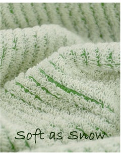 Excefore Hand Towels for Bathroom, Towels 4 Pack Premium Hand Towels Set, Cotton Towels with Jacquard Weave Deign, Ultra Soft and Highly Absorbent Towels, for Bathroom, Gym, Shower, Hotel, and Spa (Green)  - Image 3