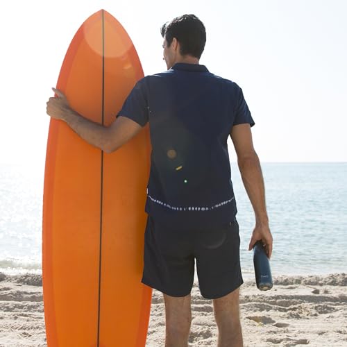S'well S’well Stainless Steel 25oz Water Bottle, Blue Suede Color, Triple-Layer Vacuum Insulated Keeps Drinks Cold 48 Hours and Hot 24 Hours, BPA-Free, Leakproof - Image 5
