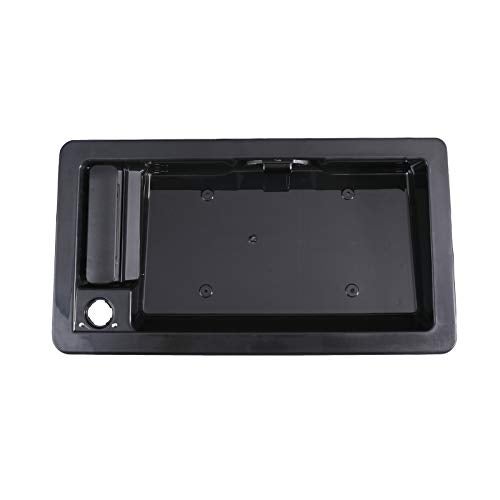 YRANZO Exterior Rear Door Handle for Ford 1992-2008 E150 E250 E350 Econoline Replace 6C2Z-15434A20-AA F6UZ-15434A20-AAA Back Cargo Door Handle with License Plate Tag Bracket 1PC - Image 1