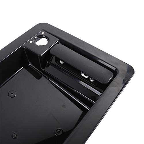 YRANZO Exterior Rear Door Handle for Ford 1992-2008 E150 E250 E350 Econoline Replace 6C2Z-15434A20-AA F6UZ-15434A20-AAA Back Cargo Door Handle with License Plate Tag Bracket 1PC - Image 5