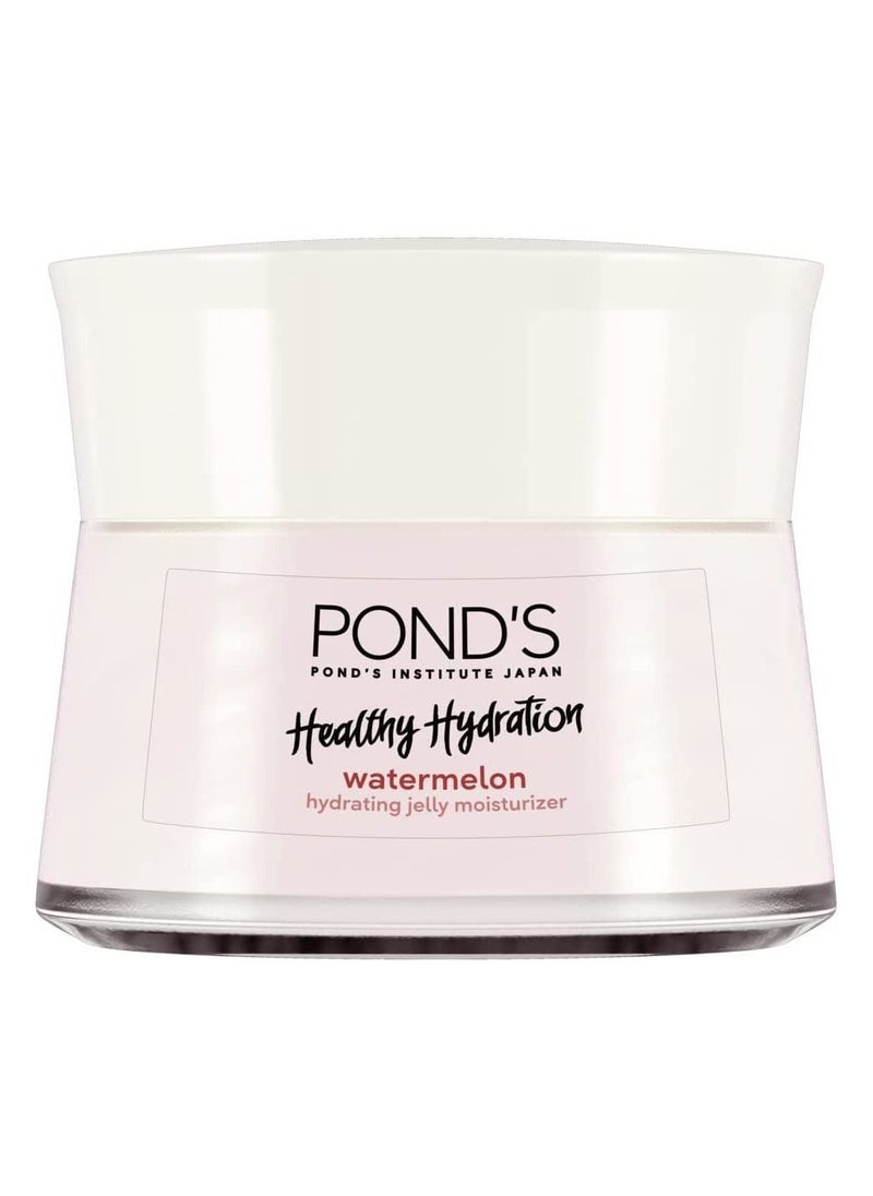 Pond's Pond's Healthy Moisturizing Gel for Renewed and Supple Skin Watermelon with 100% Natural Watermelon Extract and Vitamin E 50ml  - Image 1