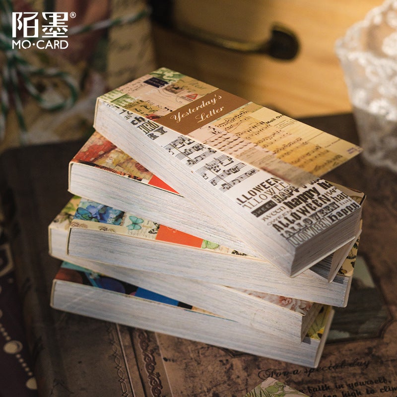 Mo Mo Years Like Forbidden Series Bench Stickers Retro Handbook Diy Material Decorative Stickers 50 Sheets Into 8 Styles - Image 2