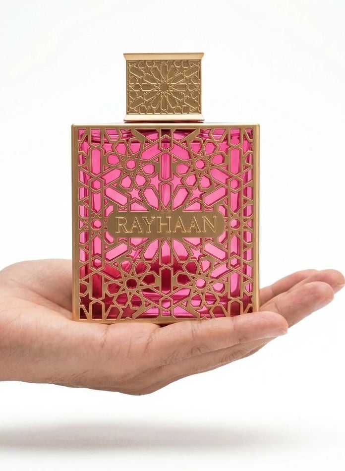 Rayhaan Kiss Eau De Parfum 100ml Sweet Fruity Gourmand Long Lasting Perfume for Women - Image 2