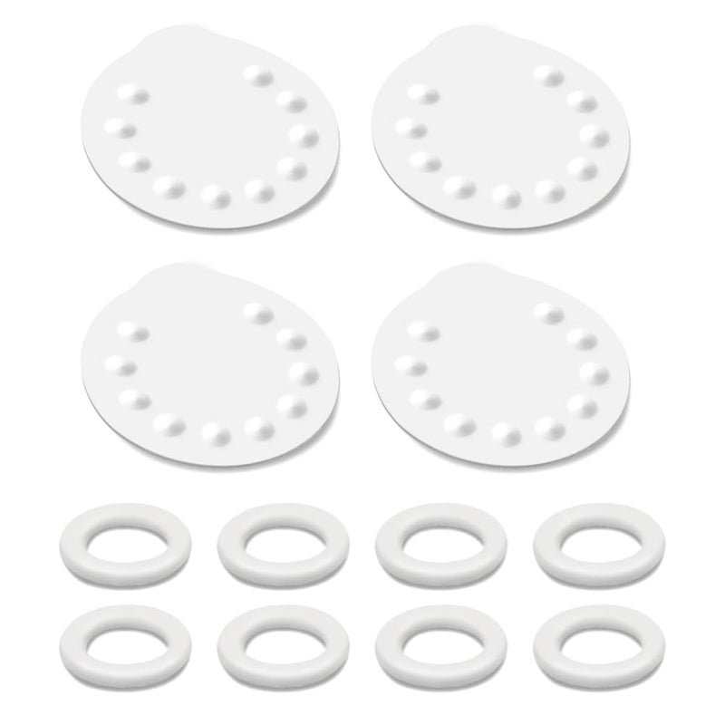 Maymom 8 O-Rings 4 Breast Pump Membranes for Medela Harmony Manual Breast Pump, Maymom Pump Parts for Medela Hand Pump Harmony and Medela Membrane Replacement - Image 1