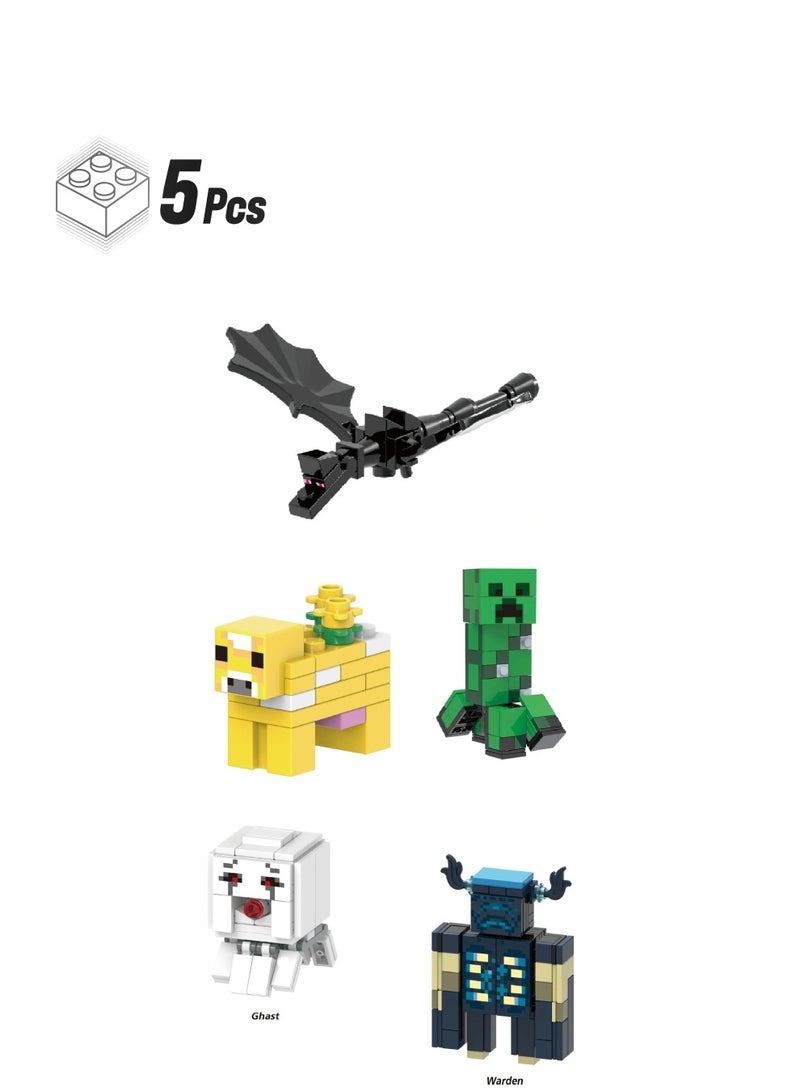 ماين كرافت مكعبات  شخصيات  - مجموعات لعبة مكعبات للأطفال شخصيات مكعبات أطفال للبنات مكعبات بنات مكعبات أطفال، العاب  تركيب، العاب أولاد، مكعبات العاب بنات، لعبة  بناء للأطفال شخصيات لعبة ل تركيبات مكعبات بناء مكعبات تركيب  لعبة بناء إبداعية بنات، ألعاب بناء للأطفال والدمى المميزة شخصيات - Image 1