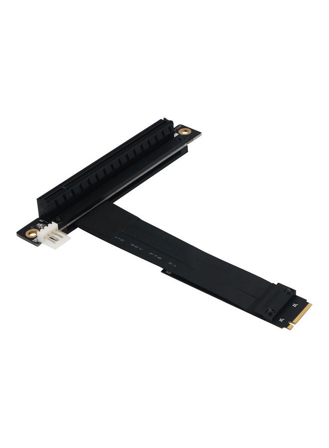 M.2 NVME M-key To PCI-E 3.0 Extension Cable Black - Image 1