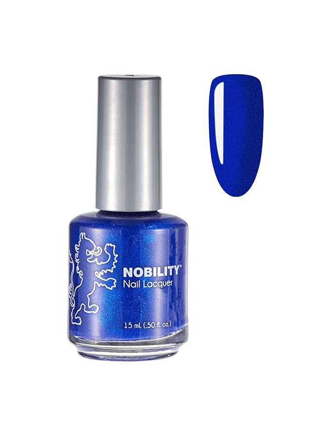 Lechat Nobility Nail Lacquer Polish Sapphire Jazz Color Sapphire Glitter 15Ml NBNL94