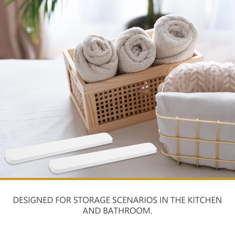 Heavy Duty Adhesive Drawer Slides Silent Track Bottom Mount Rails For Kitchen Cabinet - Image 4
