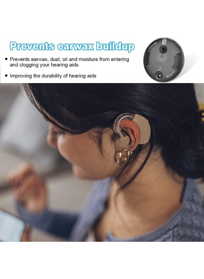 general Cerushield Disk v2.0 098-0445 for phonak, Phonak Hearing Aid Accessories Wax Filters,Hearing aid Filters, Hearing aid Wax Guards- Improve Sound Performance,5 pack/40 pcs - Image 3