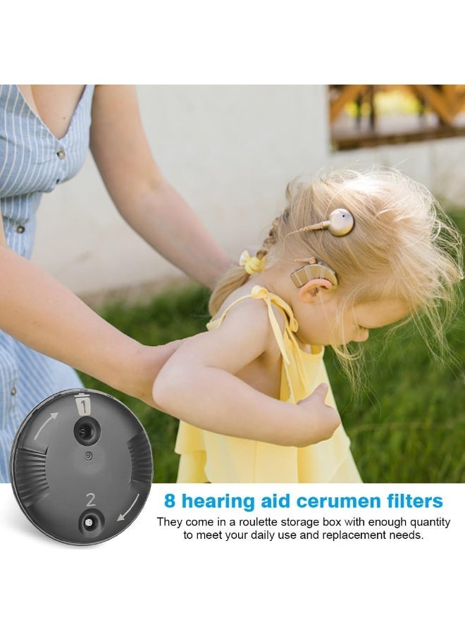 general Cerushield Disk v2.0 098-0445 for phonak, Phonak Hearing Aid Accessories Wax Filters,Hearing aid Filters, Hearing aid Wax Guards- Improve Sound Performance,5 pack/40 pcs - Image 5