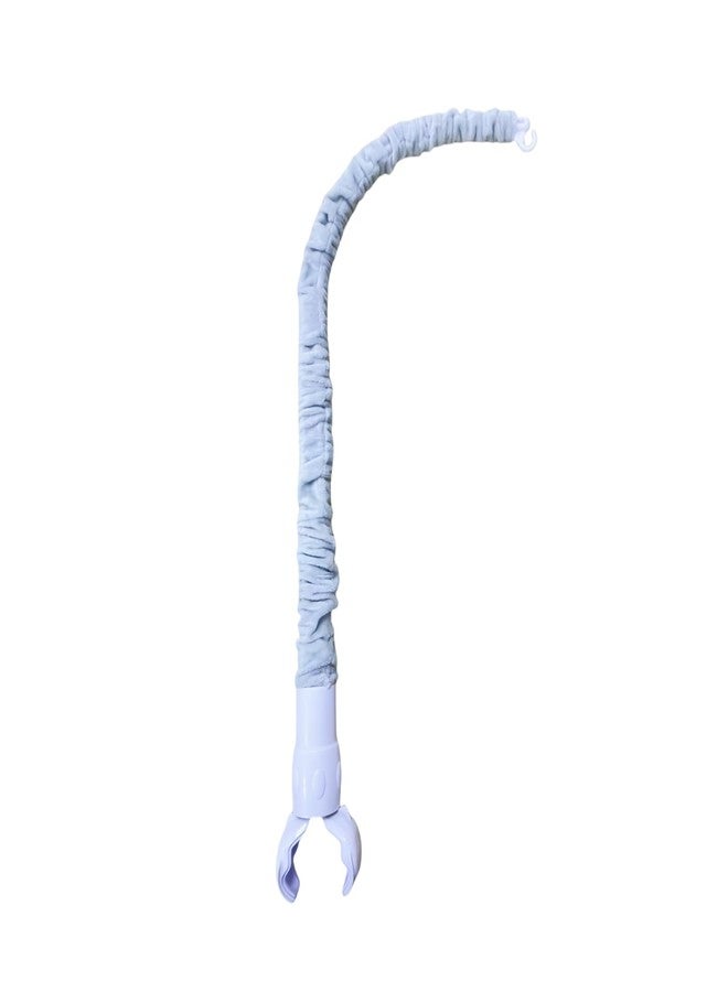 Accfore 23 inches Baby Crib Mobile Arm,Mobile Arm for Crib with Cloth Cover,Nursery Mobile Arm Baby Mobile Hanger,The Claw Part can be Adjusted Width,DIY Toy Decoration (Grey) - Image 1