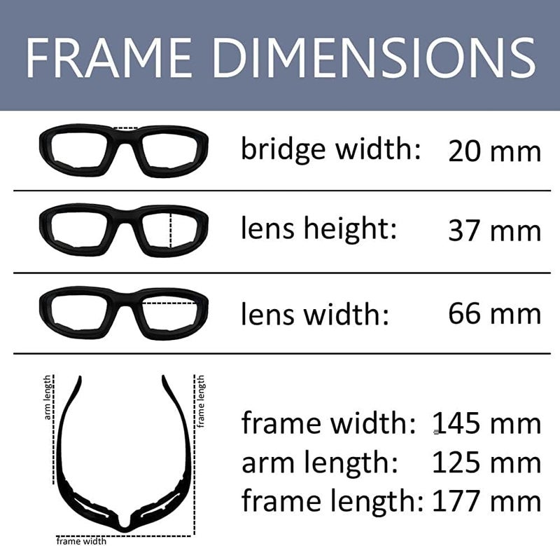 OWL 3 Pack Motorcycle Riding Glasses, Padded Sport Sunglasses, Assorted Colors for Men and Women - Image 4