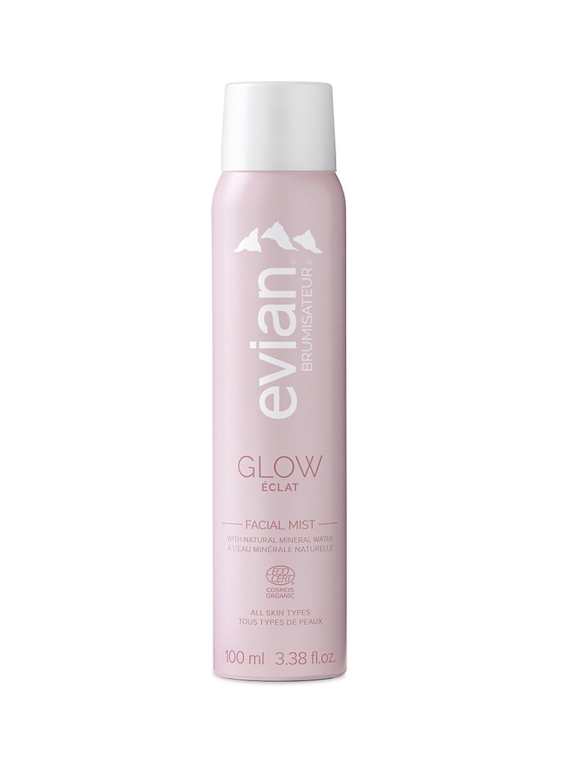Evian Brumisateur Natural Glow Mineral Water Facial Mist 100ml - Image 1
