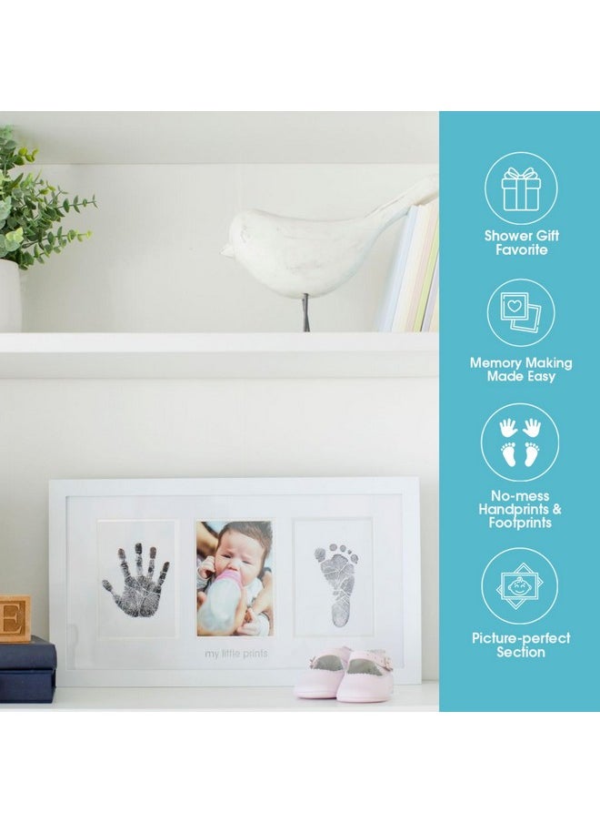 pearhead Pearhead Baby Hand and Footprint Kit - Inkless No Mess Clean-Touch Ink Pad, Newborn Keepsake Frame, Nursery Decor Essentials, Perfect Shower Gift for Boys and Girls, White  - Image 5