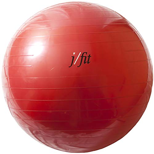 JFIT كرة جيم مضادة للانفجار من JFIT، 45 سم، أحمر روبي - Image 1