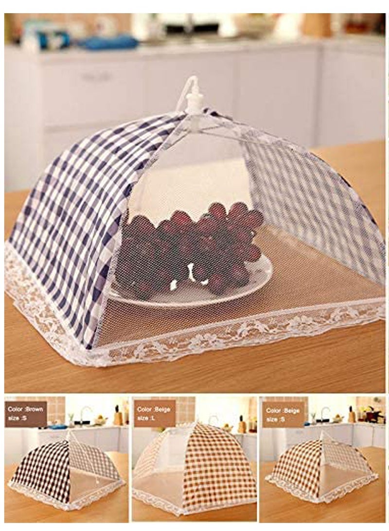 KASTWAVE Food Mesh Cover Food Cover Tent Food Protector Net Tents Pop Up Mesh Screen Food Cover Tent Anti Fly Mosquito Umbrella Style Kitchen Tools - Image 3